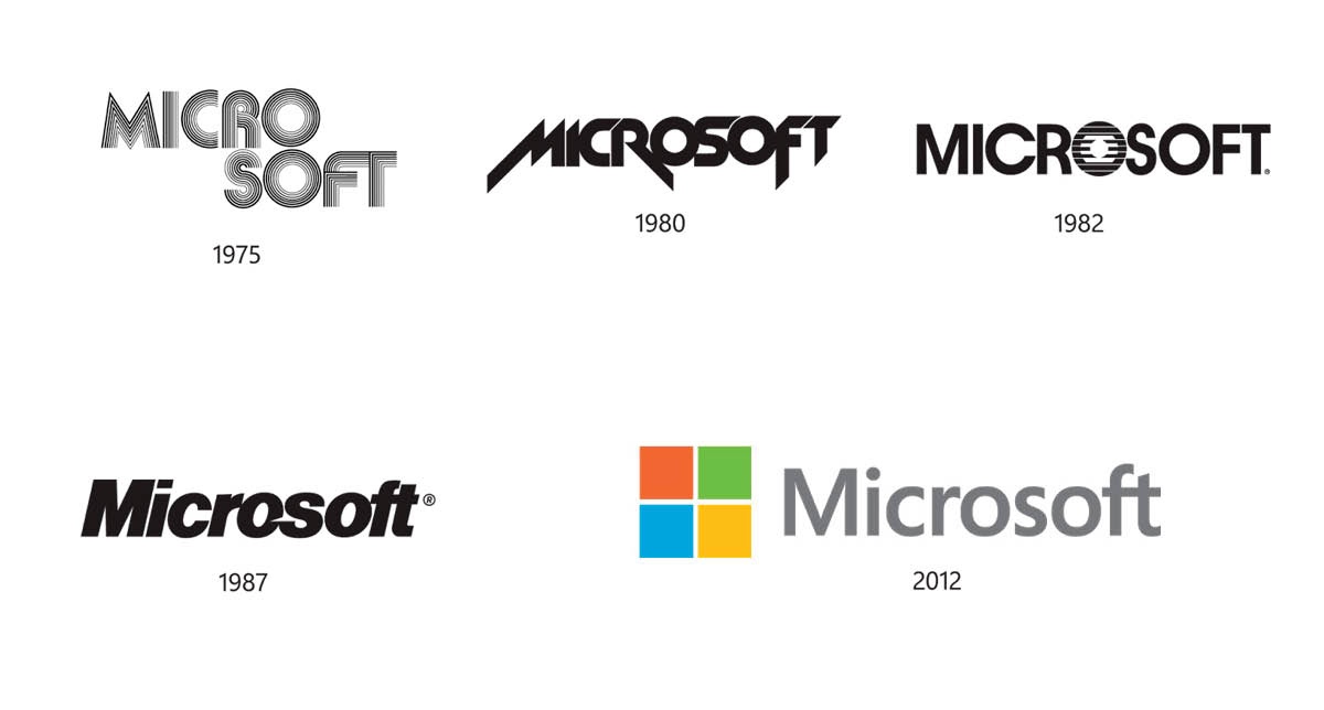 Microsoft Logo set